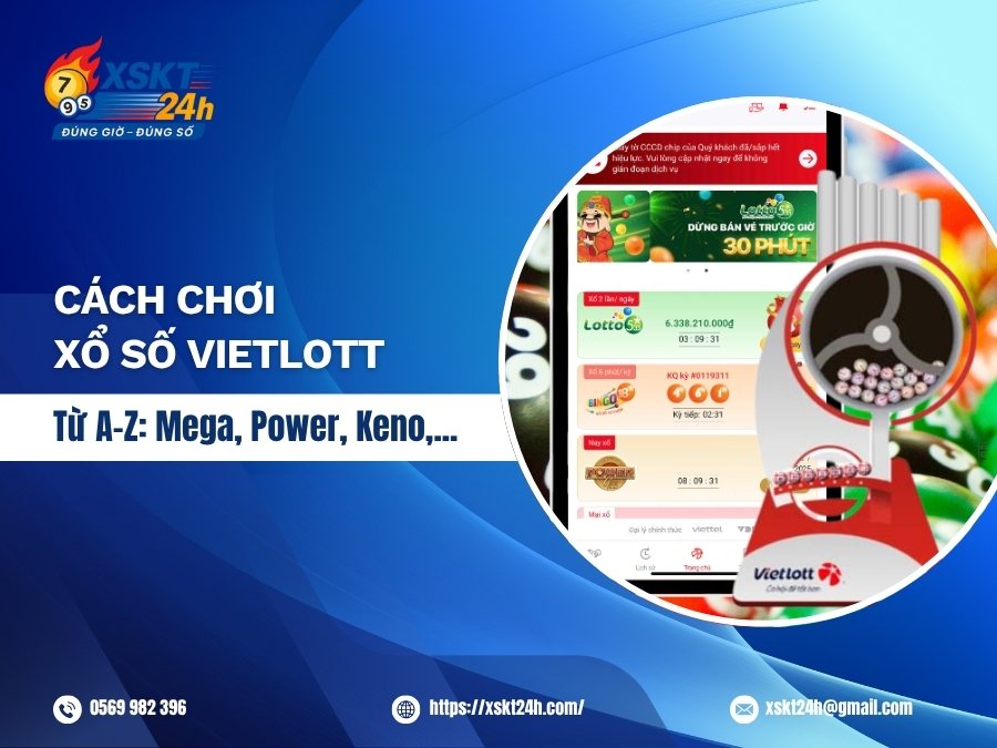 Hướng dẫn cách chơi Xổ số Vietlott A-Z