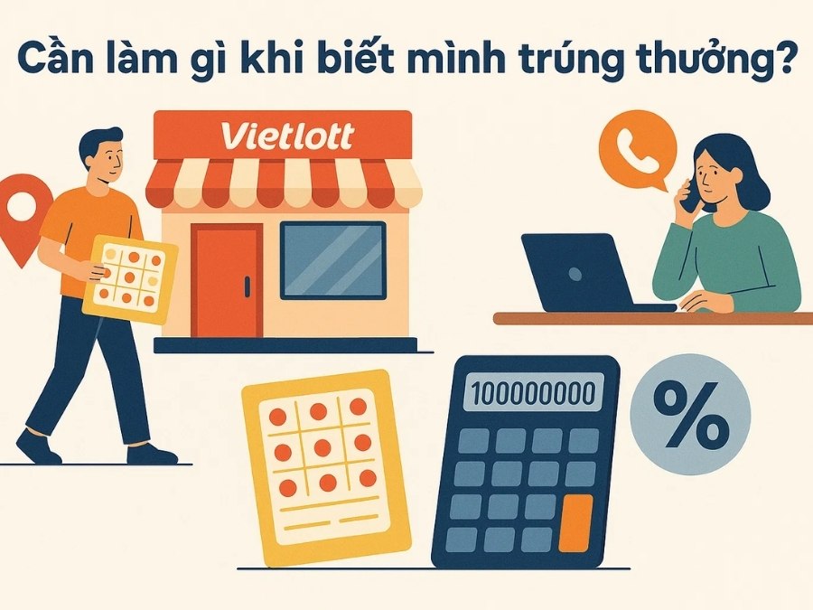Những điều cần làm khi trúng số Vietlott