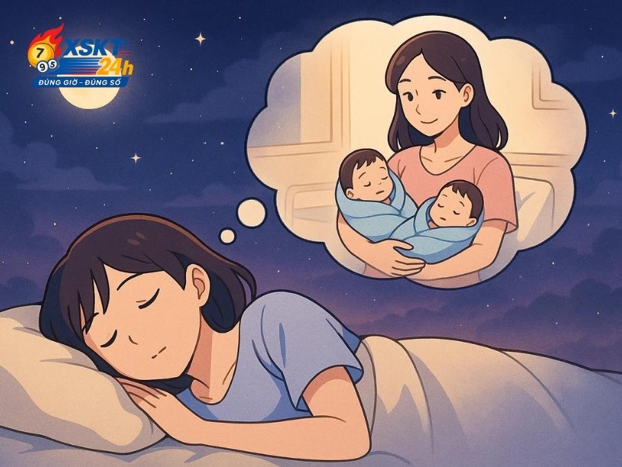 Nằm mơ thấy mình sinh đôi con trai - sắp nhận được may mắn nhân đôi