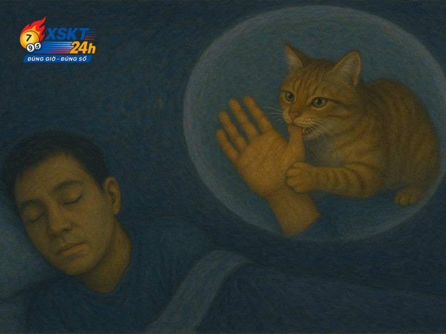 Mơ mèo cắn không đau và ý nghĩa cảm xúc bị lãng quên