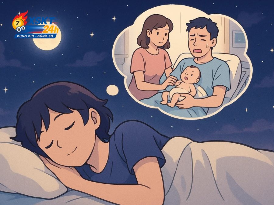 Đàn ông mơ sinh con ngụ ý rằng dự án tâm huyết sắp thành công