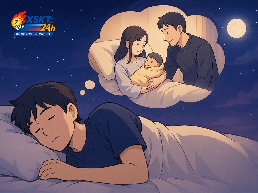 Đàn ông mơ thấy vợ sinh con gái là điềm báo sự nghiệp hanh thông