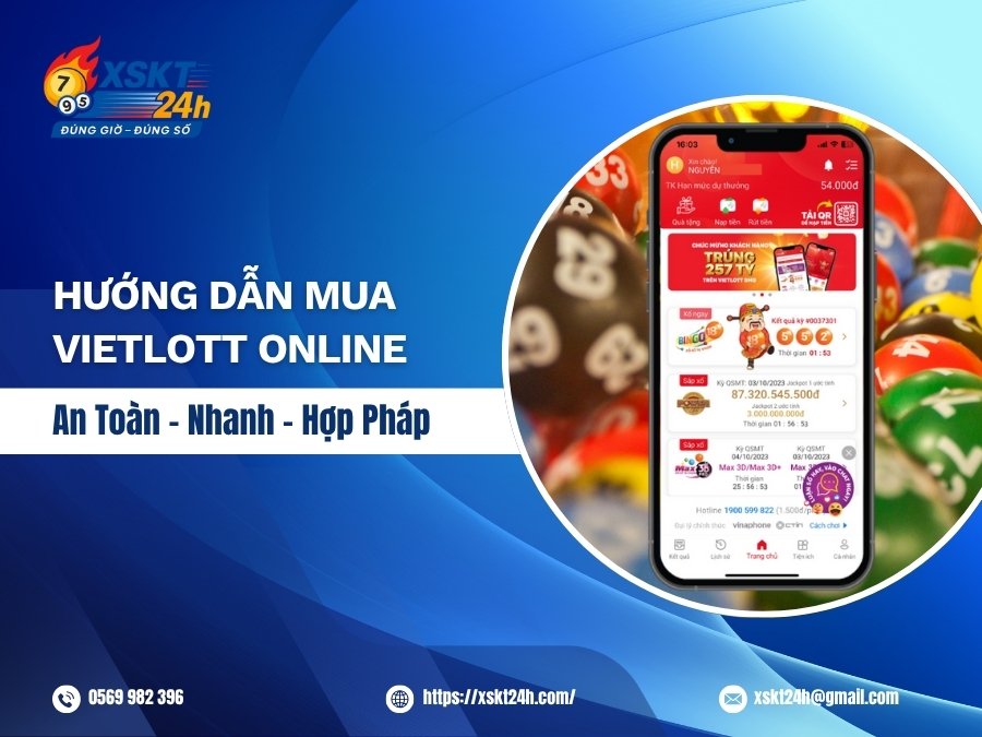 Hướng dẫn cách mua Vietlott Online an toàn, nhanh chóng và hợp pháp