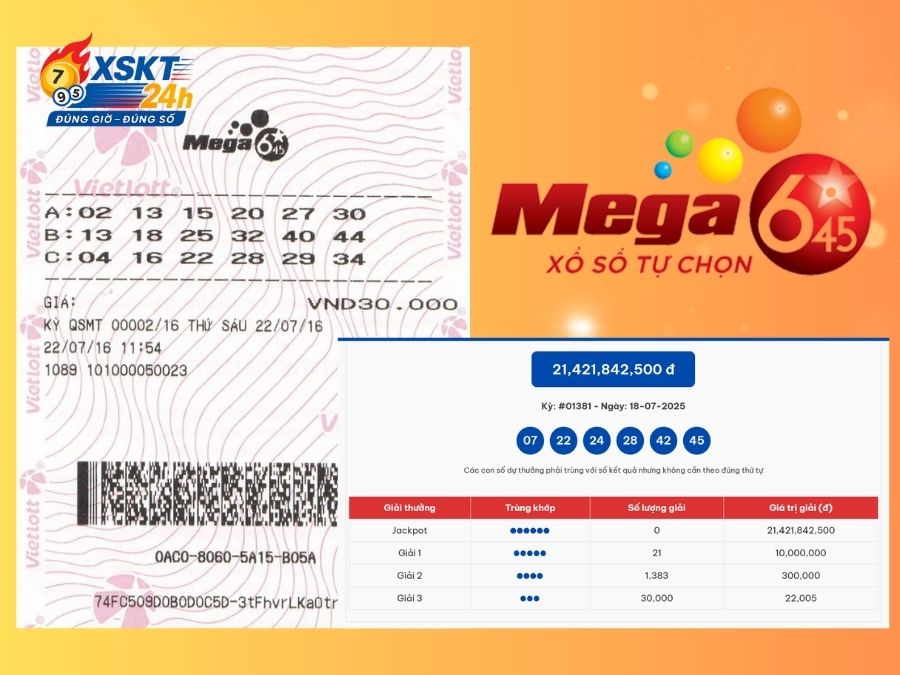 Hướng dẫn tham gia Mega 6/45 chi tiết dễ hiểu