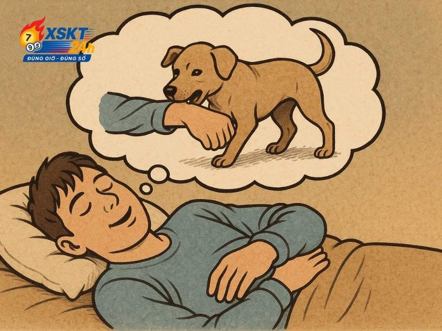 Mơ thấy chó cắn nhưng không đau - Sự giả dối, phản bội