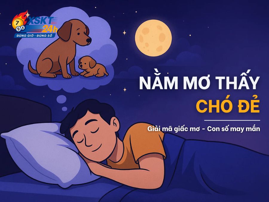 Giải mã Giấc mơ thấy chó đẻ & Gợi ý con số may mắn