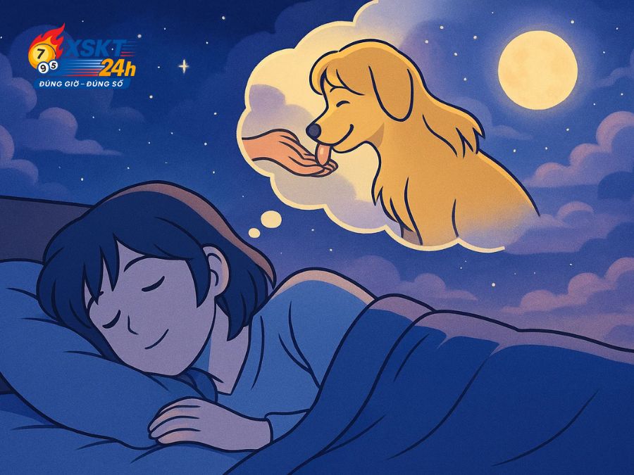 Chó vàng liếm tay trong mơ ngụ ý rằng các mối quan hệ xung quanh sẽ bền chặt hơn