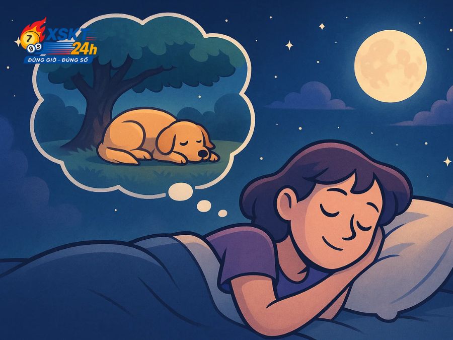 Mơ thấy con chó vàng nằm ngủ báo hiệu cơ hội chuẩn bị đến với bạn