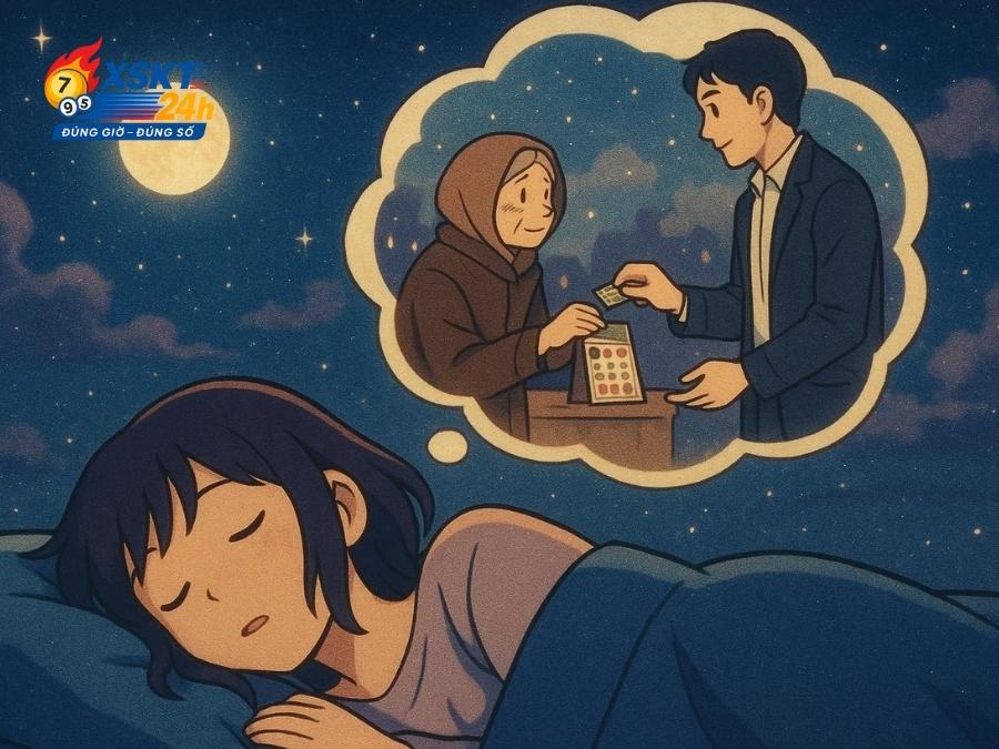 Nằm mơ thấy mình đang trả tiền để mua vé số
