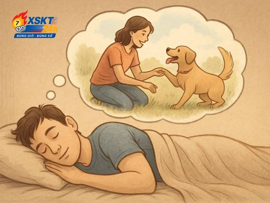 Nằm mộng thấy người yêu chơi với chó – Mối quan hệ hài hòa