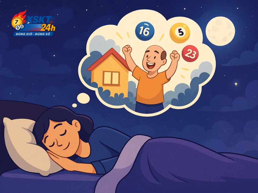 Mơ hàng xóm trúng số độc đắc