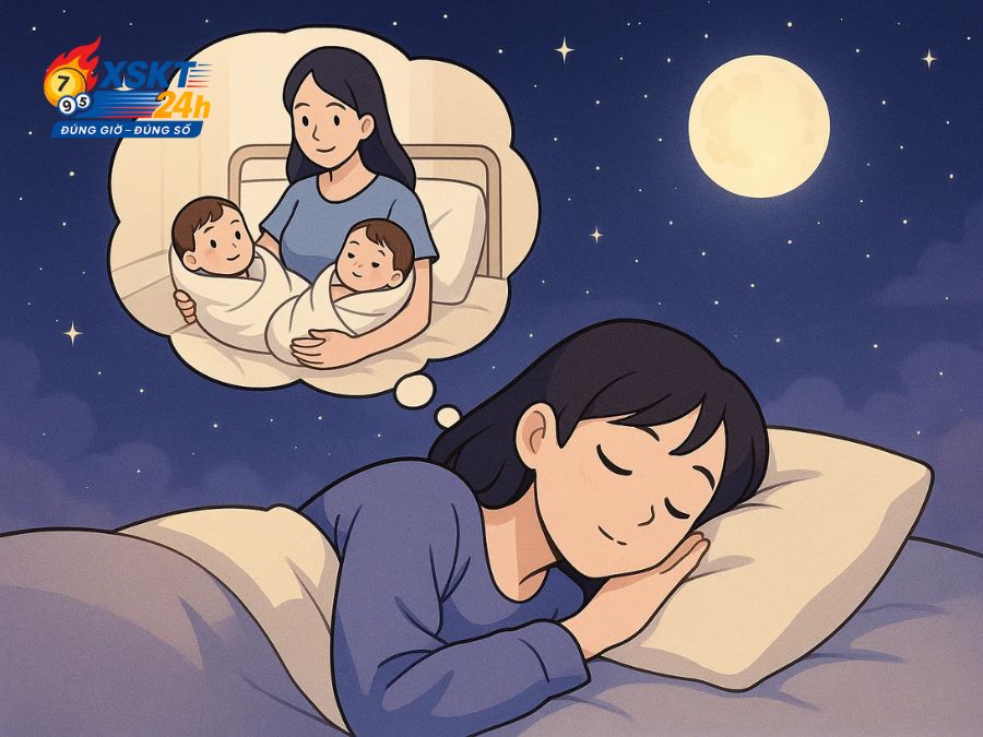 Nằm mơ thấy mình sinh đôi là điềm báo niềm vui và tài lộc nhân lên gấp bội