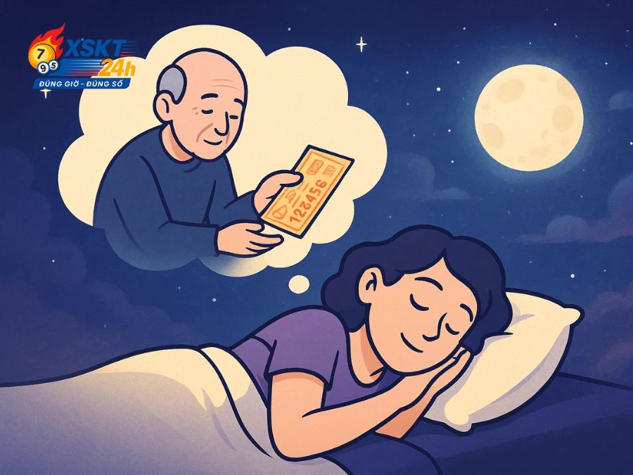 Mơ người đã khuất tặng vé trúng báo hiệu được phù trợ tinh thần
