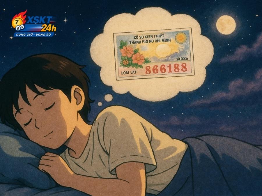 mơ thấy một tờ vé số kiến thiết truyền thống của Việt Nam