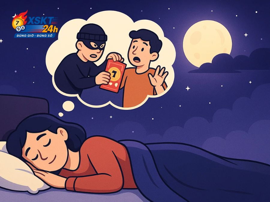 Nằm mơ thấy trúng số rồi bị cướp vé