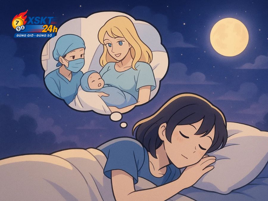 Mơ thấy người lạ sinh con trai tức bạn sắp gặp được quý nhân