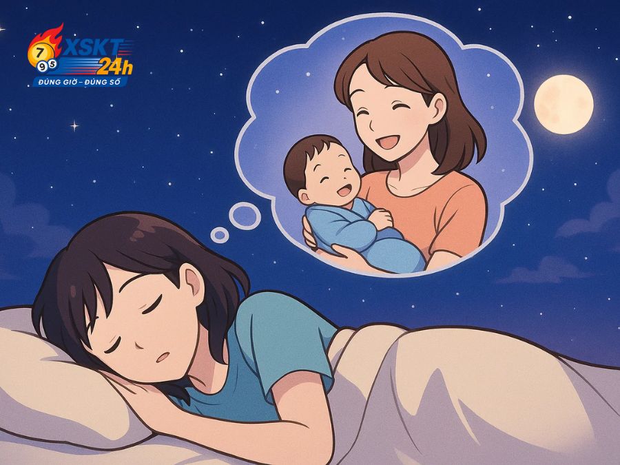 Mơ sinh con trai bình thường là điềm báo sự nghiệp đang phát triển tốt