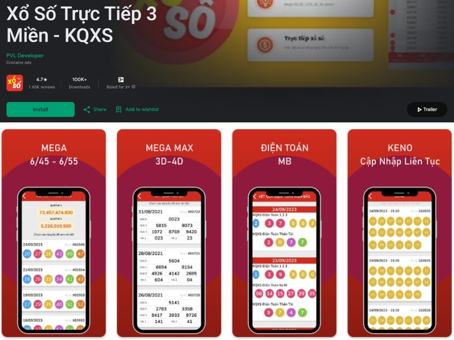 Phần mềm chơi xổ số Online - Xổ Số Trực tiếp 3 miền - KQXS