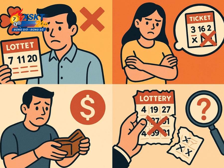 những sai lầm thường mắc phải khi cố tìm cách trúng số
