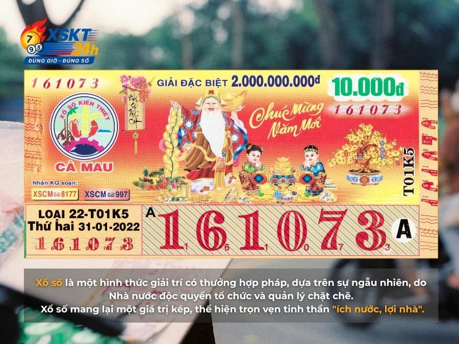 Xổ số là hình thức giải trí hợp pháp