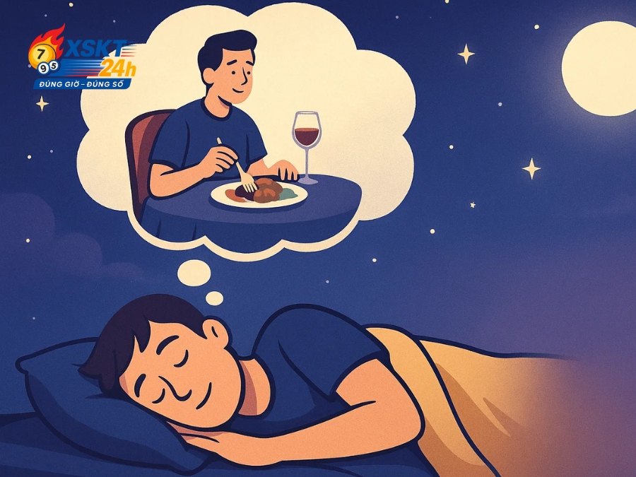 Mơ ăn uống một mình – Cảm giác buồn bã, trống trải đời sống