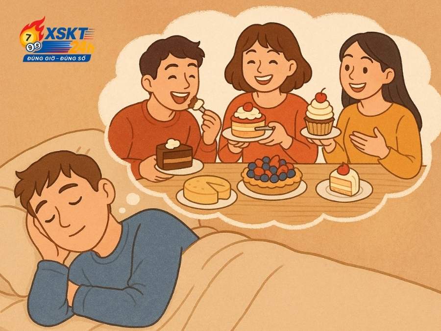 Mơ cùng bạn bè ăn bánh ngọt - Mối quan hệ phát triển tích cực