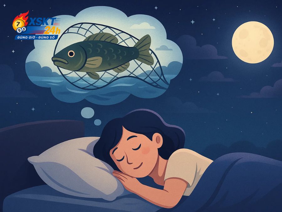 Giấc mơ bắt được cá lóc to tượng trưng cho thành công và tài lộc lớn