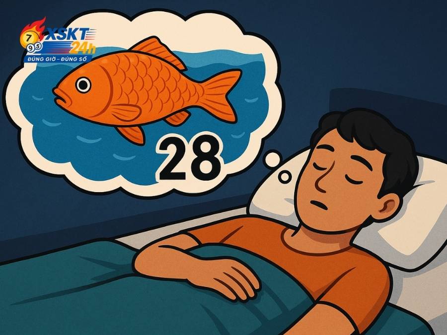 Con số may mắn tương ứng với giấc mơ cá chép