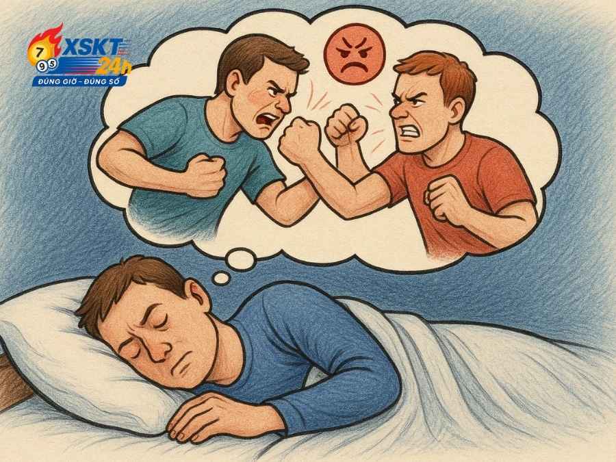 Mơ thấy người khác đánh nhau dữ dội – Môi trường thiếu an toàn