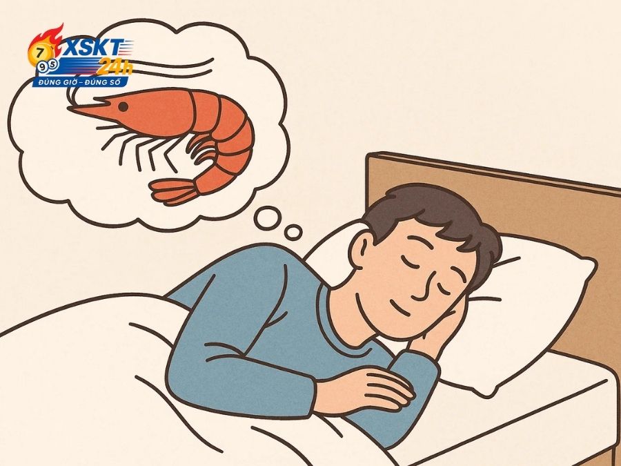 Tôm trong mơ liên kết văn hóa, cảm xúc và trực giác