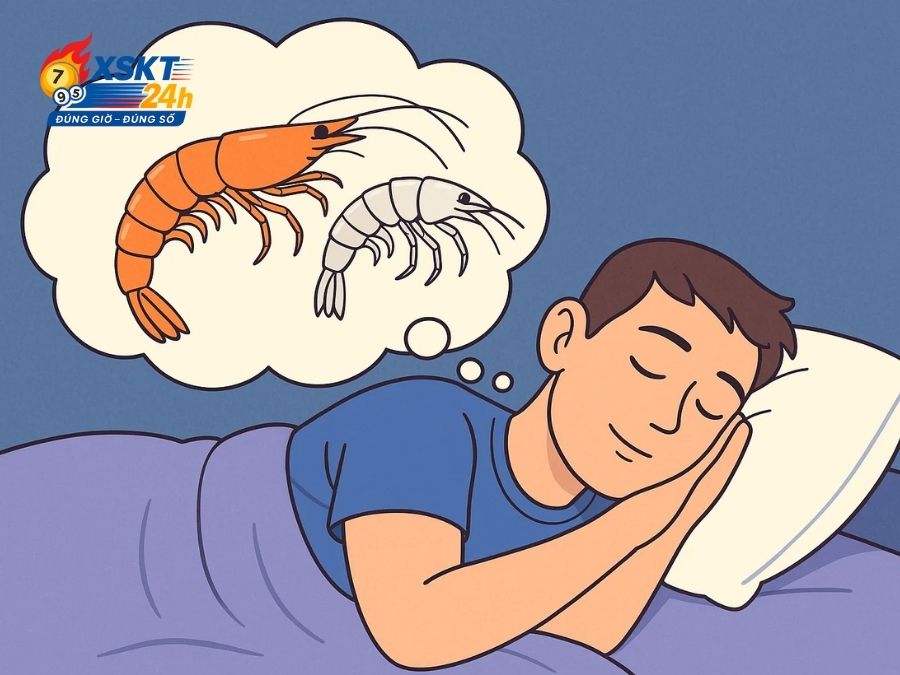 Mơ thấy tôm lột xác thường xuất hiện khi bạn sắp chuyển mình