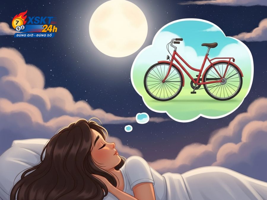 Mơ thấy xe đạp màu đỏ