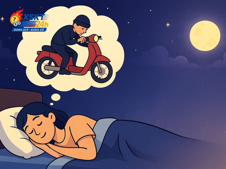 Nằm mơ thấy xe máy bị hỏng, tai nạn hoặc mất trộm