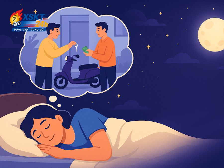 Mơ thấy mua hoặc bán xe máy
