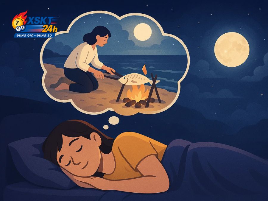 Mơ thấy mình ăn cá trắng ngụ ý cuộc sống của bạn đang đủ đầy và hạnh phúc
